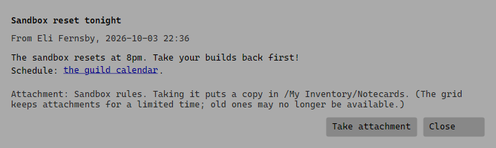 Reading a group notice
