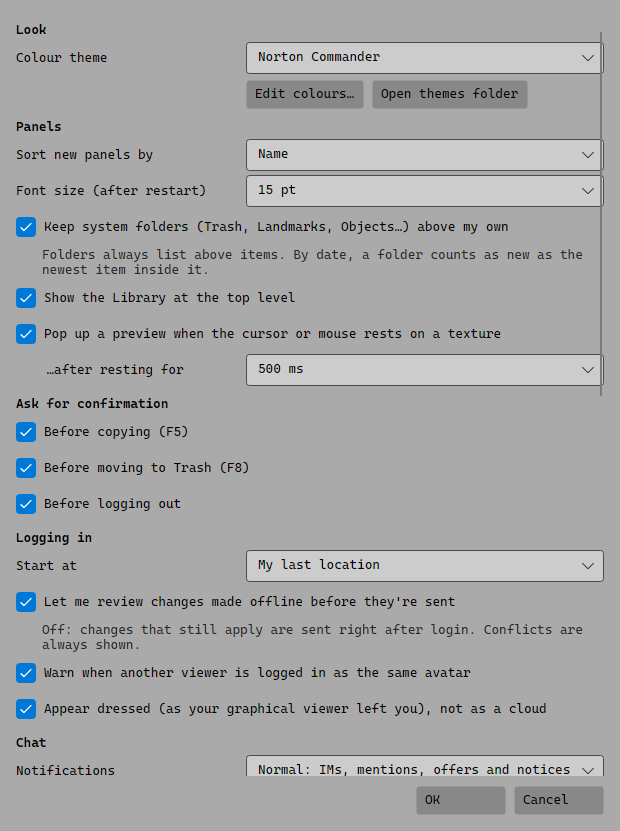 Preferences