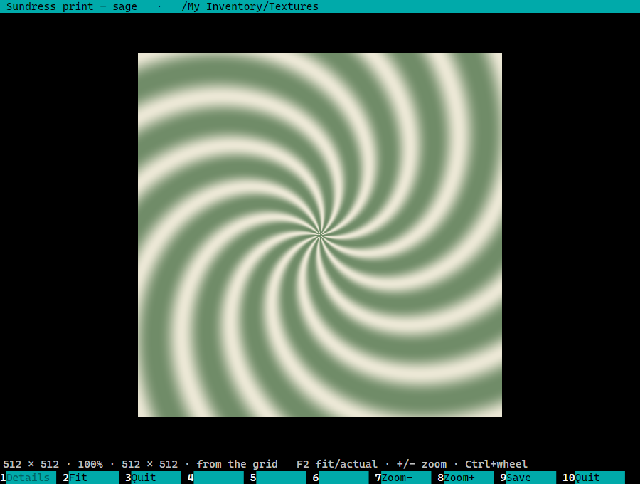 The texture viewer