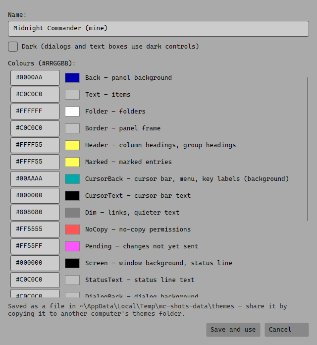 Making your own theme